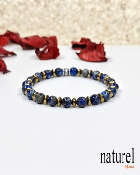 Lapis Lazuli 6mm Doğal Taş Bileklik